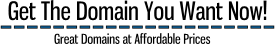 The domain you want!